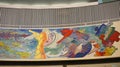 Public Mural in Chicago O'Hare airport
